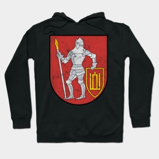 Trakai Distric Dzūkija, Lithuania - Vintage Distressed Style Design Hoodie